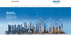 Desktop Screenshot of meinhardt.com.sg